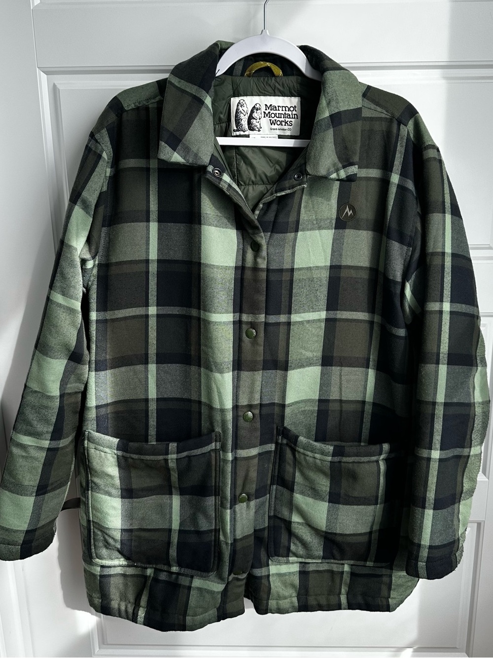 Vintage Marmot Men's Lanigan Flannel Chore Coat Size Large